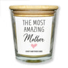 The Most Amazing Mother - Luxury Candle Gift