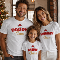 Papa, Mama &amp; Mini-Claus – passende Weihnachtsoberteile für die ganze Familie – Erwachsene, Kinder &amp; Babys – (separat erhältlich)