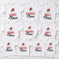 Full Family Clause - Family Matching Christmas Tops - Adult, Kids & Baby - (Sold Separately)