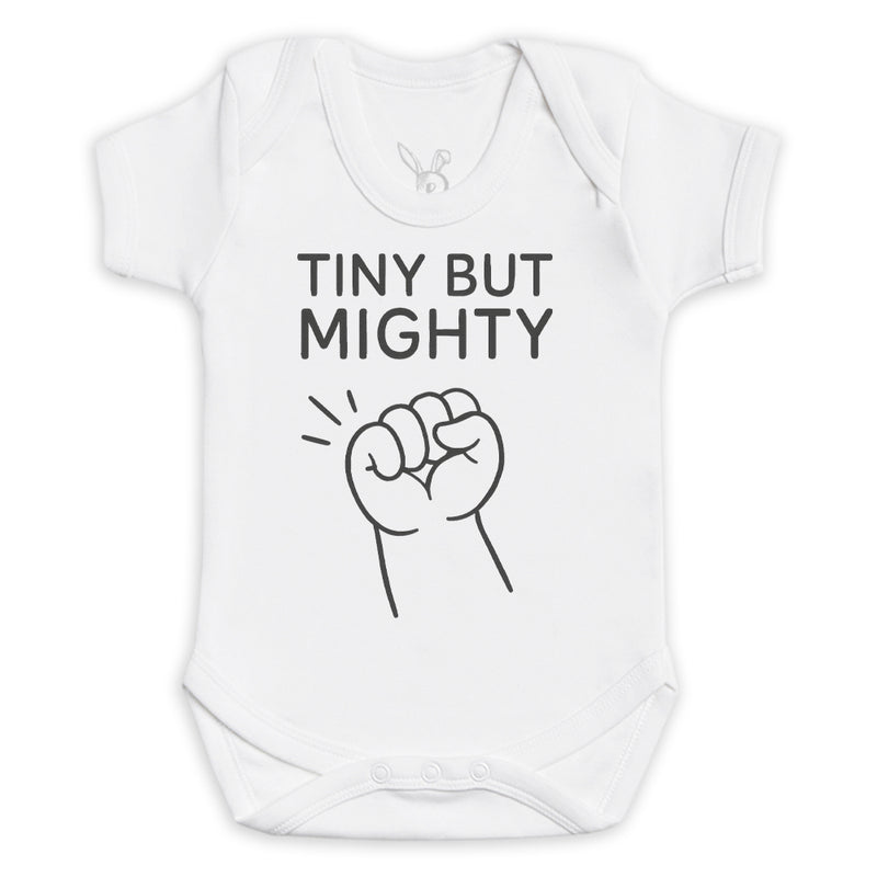 Tiny But Mighty Outline - Baby Bodysuit (Choice of Style)