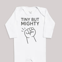 Tiny But Mighty Outline - Baby Bodysuit (Choice of Style)