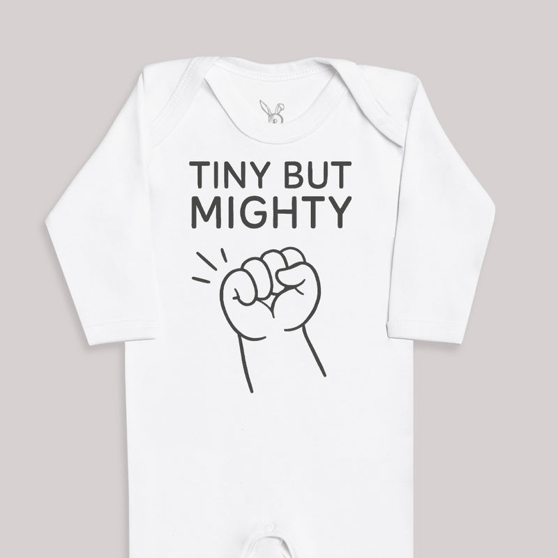 Tiny But Mighty Outline - Baby Bodysuit (Choice of Style)
