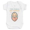 Tiny Pixels Big Cuddles - Baby Bodysuit (Choice of Style)