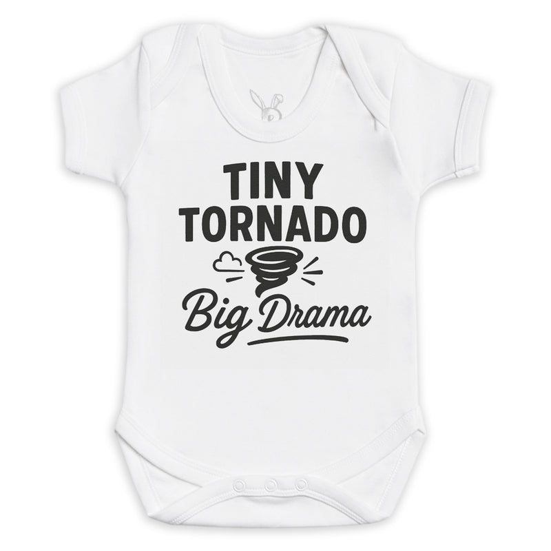 Tiny Tornado Big Drama - Baby Bodysuit (Choice of Style)