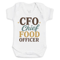 CFO Chief Food Officier - Baby Bodysuit (Choice of Style)