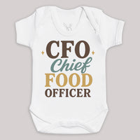 CFO Chief Food Officier - Baby Bodysuit (Choice of Style)