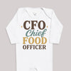 CFO Chief Food Officier - Baby Bodysuit (Choice of Style)