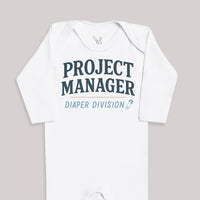 Project Manager Diaper Division - Baby Bodysuit (Choice of Style)