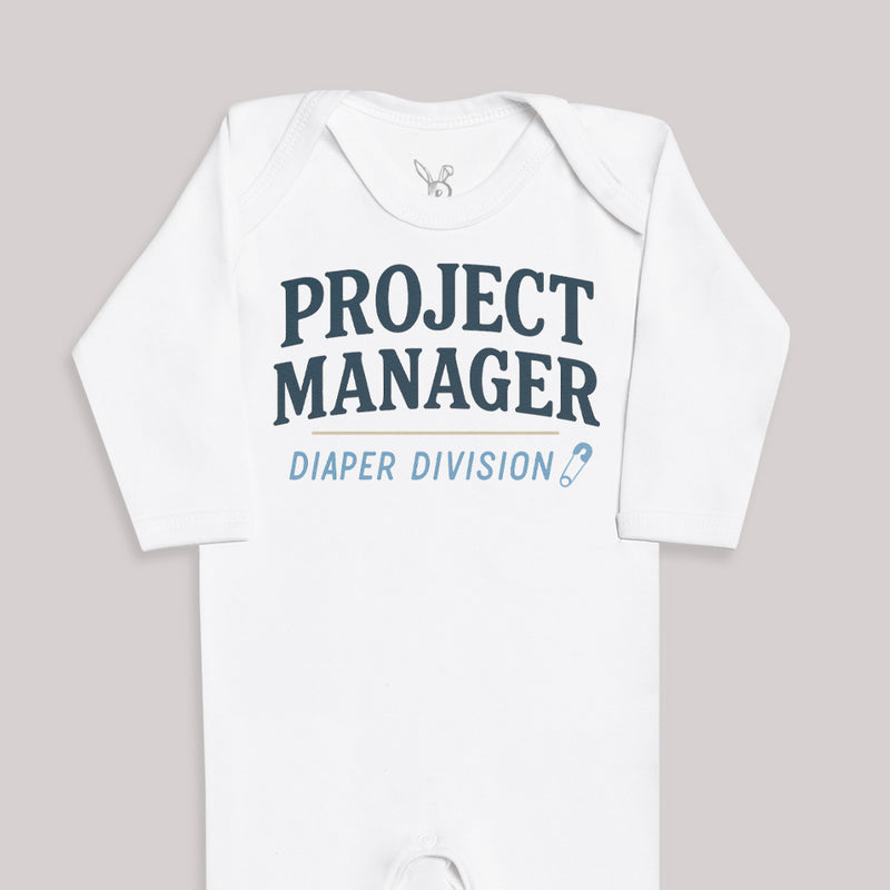 Project Manager Diaper Division - Baby Bodysuit (Choice of Style)