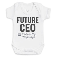 Future CEO Currenlty Napping - Baby Bodysuit (Choice of Style)