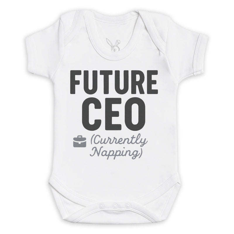 Future CEO Currenlty Napping - Baby Bodysuit (Choice of Style)