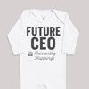 Future CEO Currenlty Napping - Baby Bodysuit (Choice of Style)