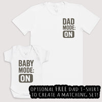 Baby Mode On - Baby Gift Set - Baby Matching Gift Set