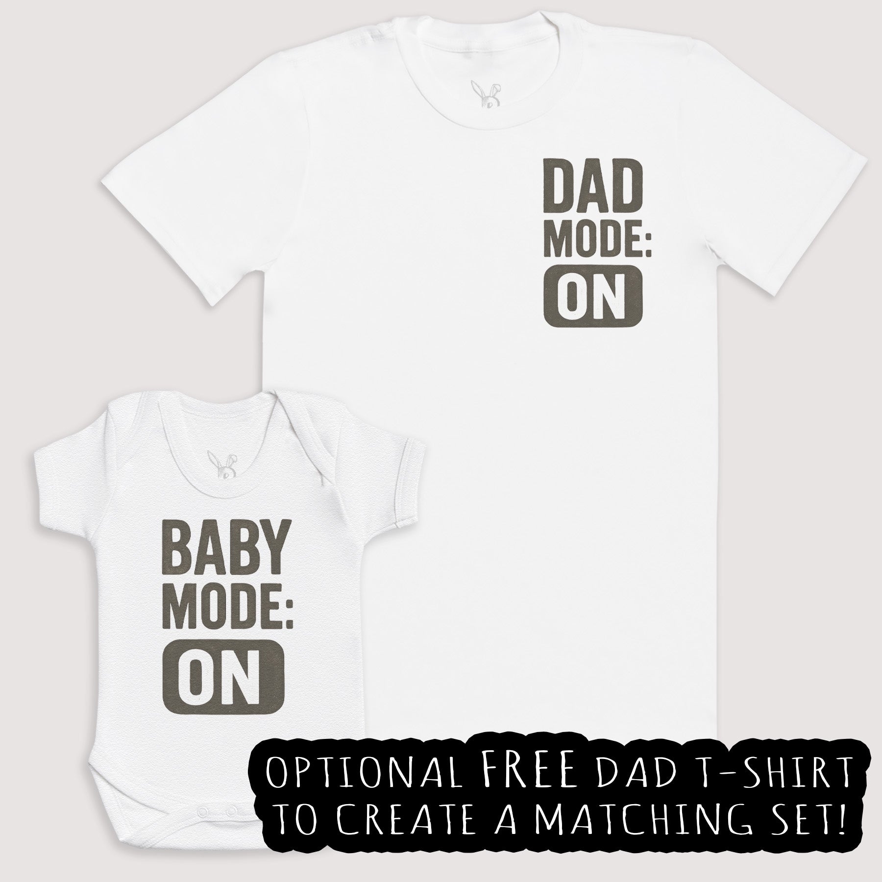 Baby Mode On - Baby Gift Set - Baby Matching Gift Set