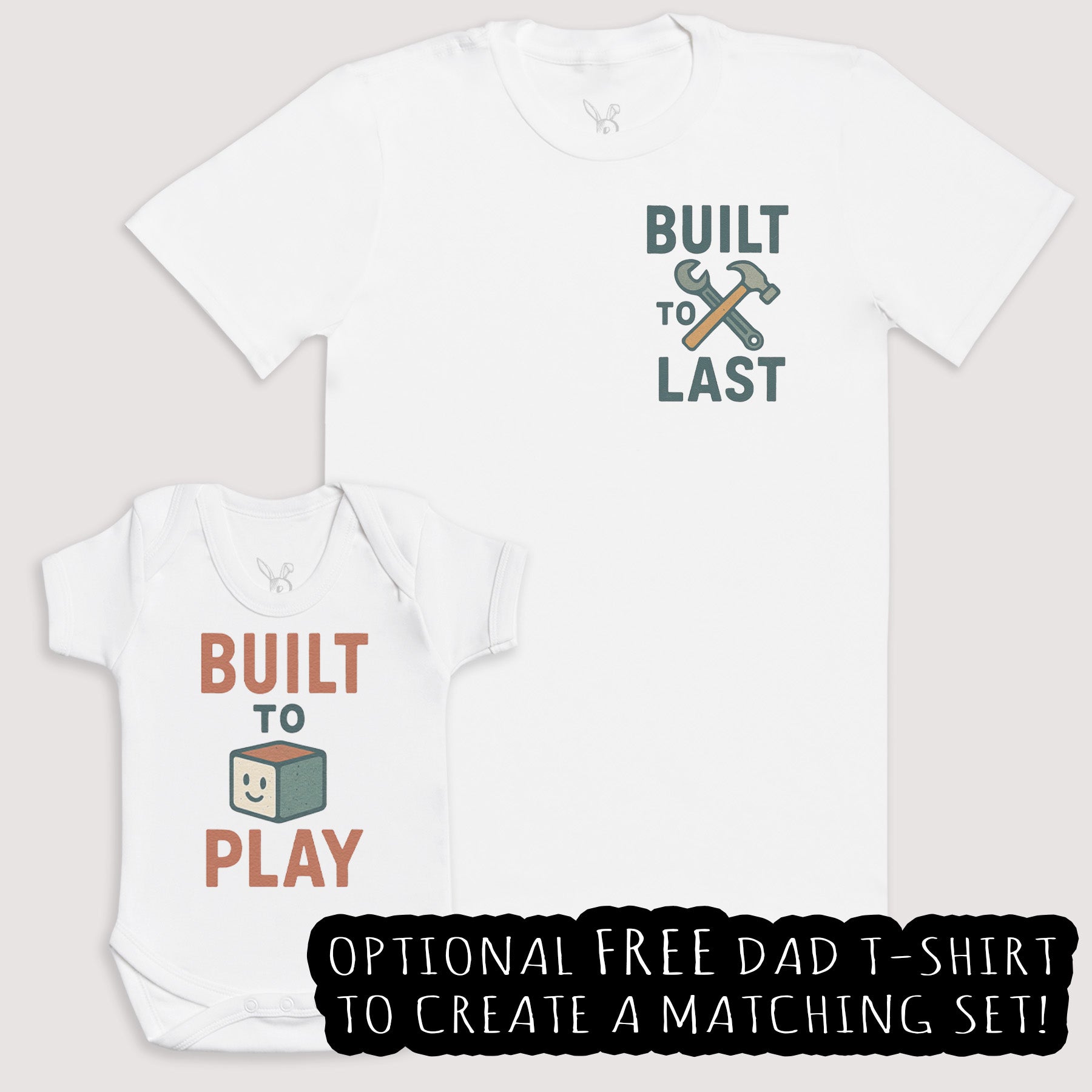 Built To Play - Baby Gift Set - Baby Matching Gift Set