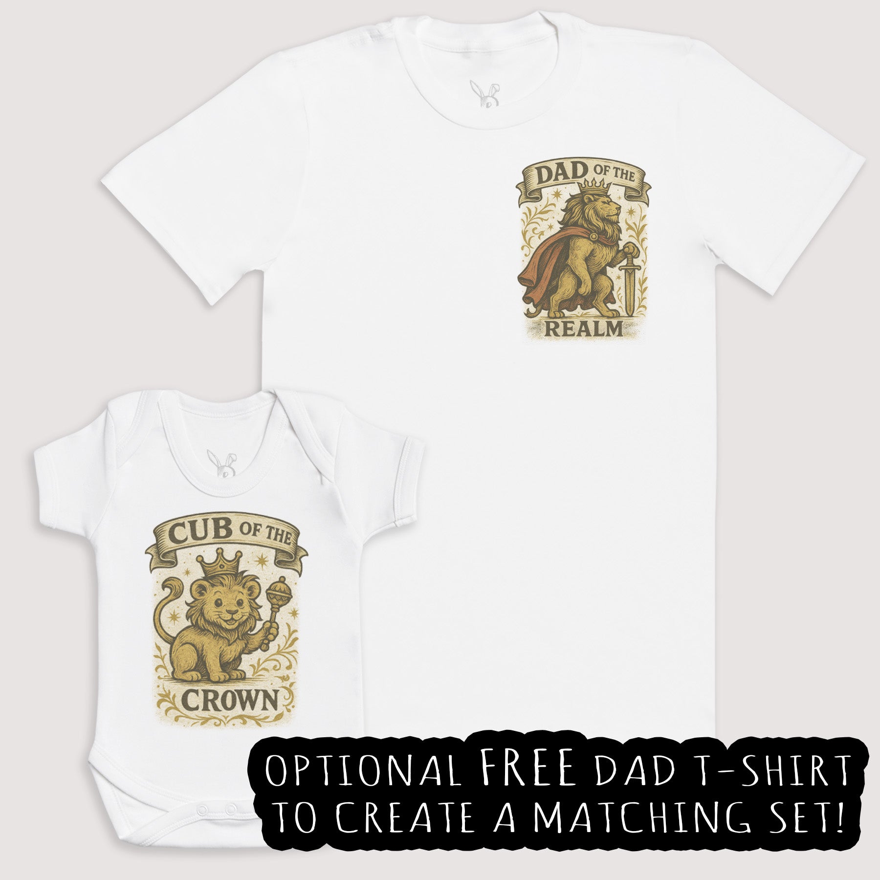Cub Of The Crown - Baby Gift Set - Baby Matching Gift Set
