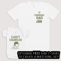Cadet Crawler - Baby Gift Set - Baby Matching Gift Set