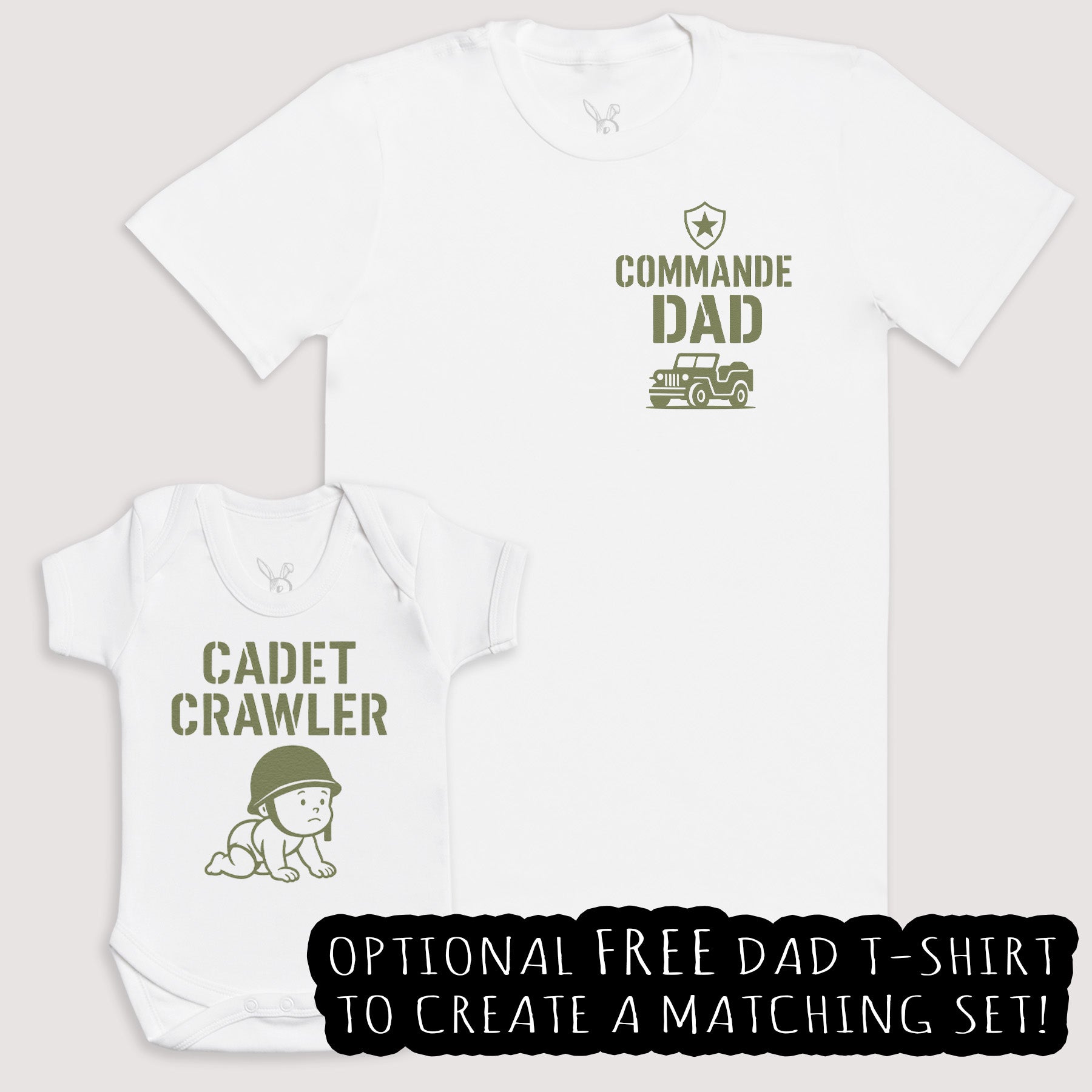 Cadet Crawler - Baby Gift Set - Baby Matching Gift Set