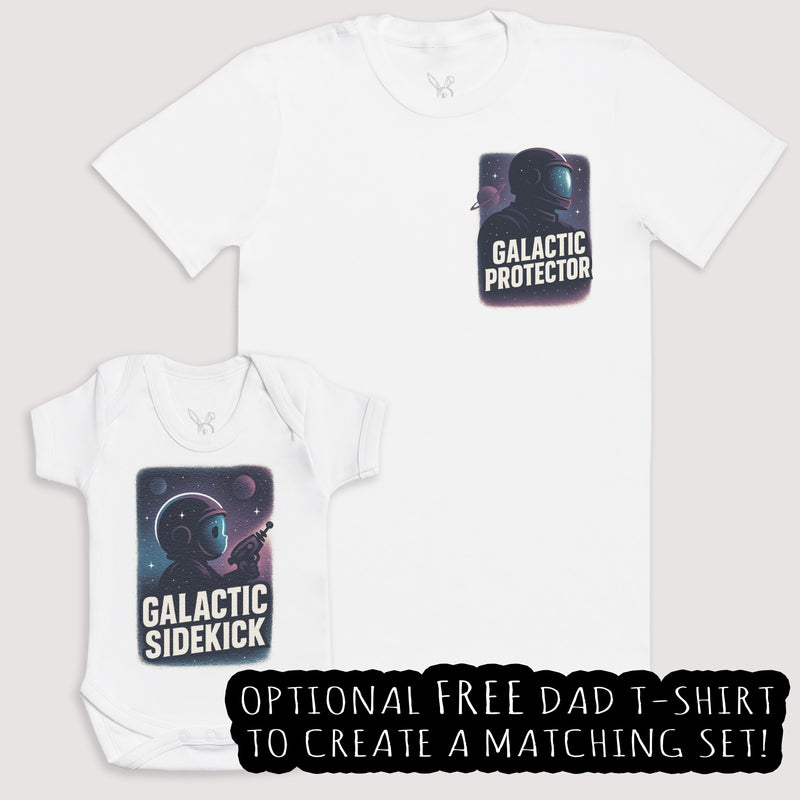 Galactic Sidekick - Baby Gift Set - Baby Matching Gift Set