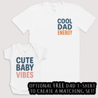 Cute Baby Vibes - Baby Gift Set - Baby Matching Gift Set