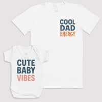 Cute Baby Vibes - Baby Gift Set - Baby Matching Gift Set