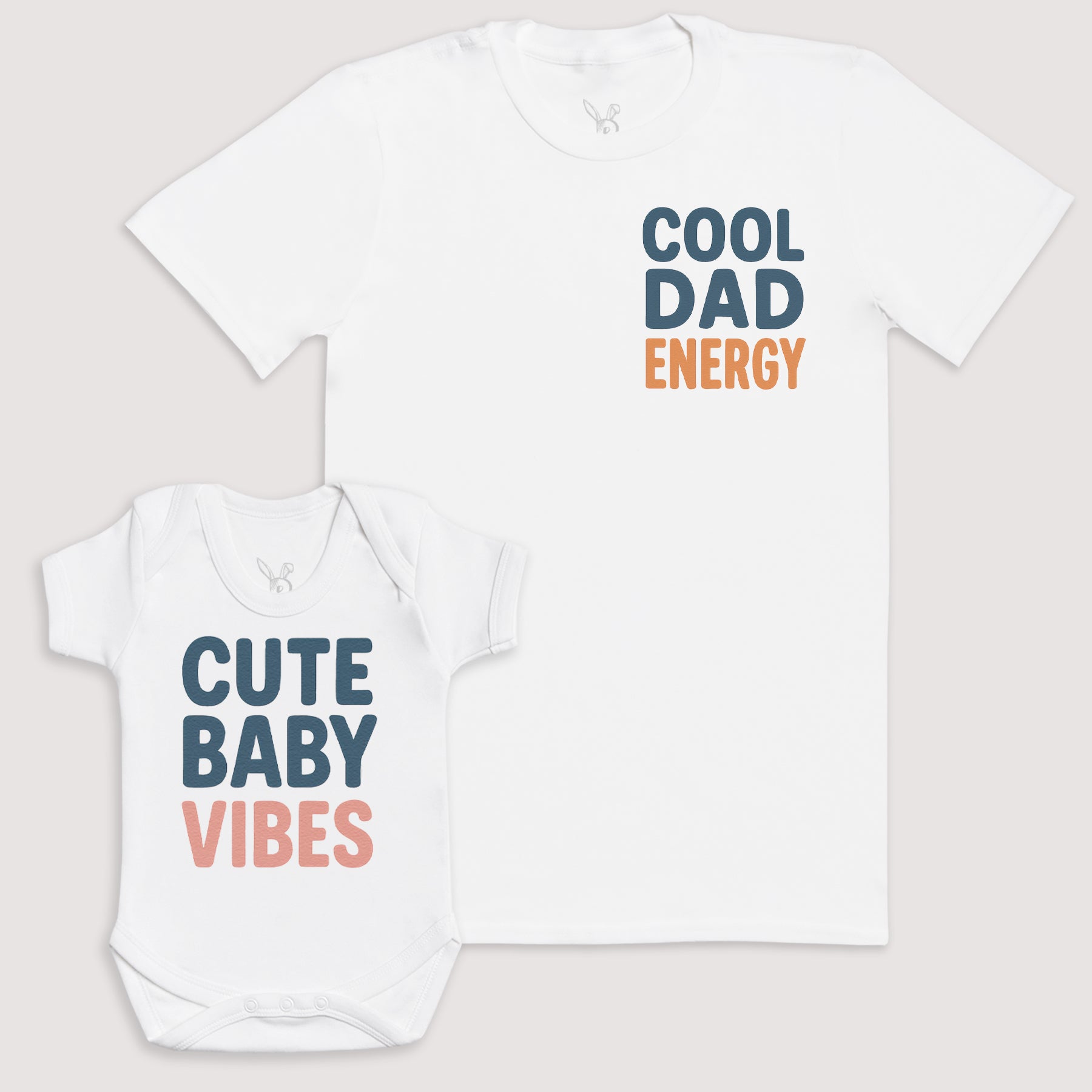 Cute Baby Vibes - Baby Gift Set - Baby Matching Gift Set