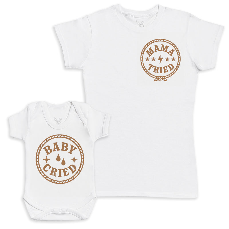 Baby Cried - Baby Gift Set - Baby Bodysuit Gift Set
