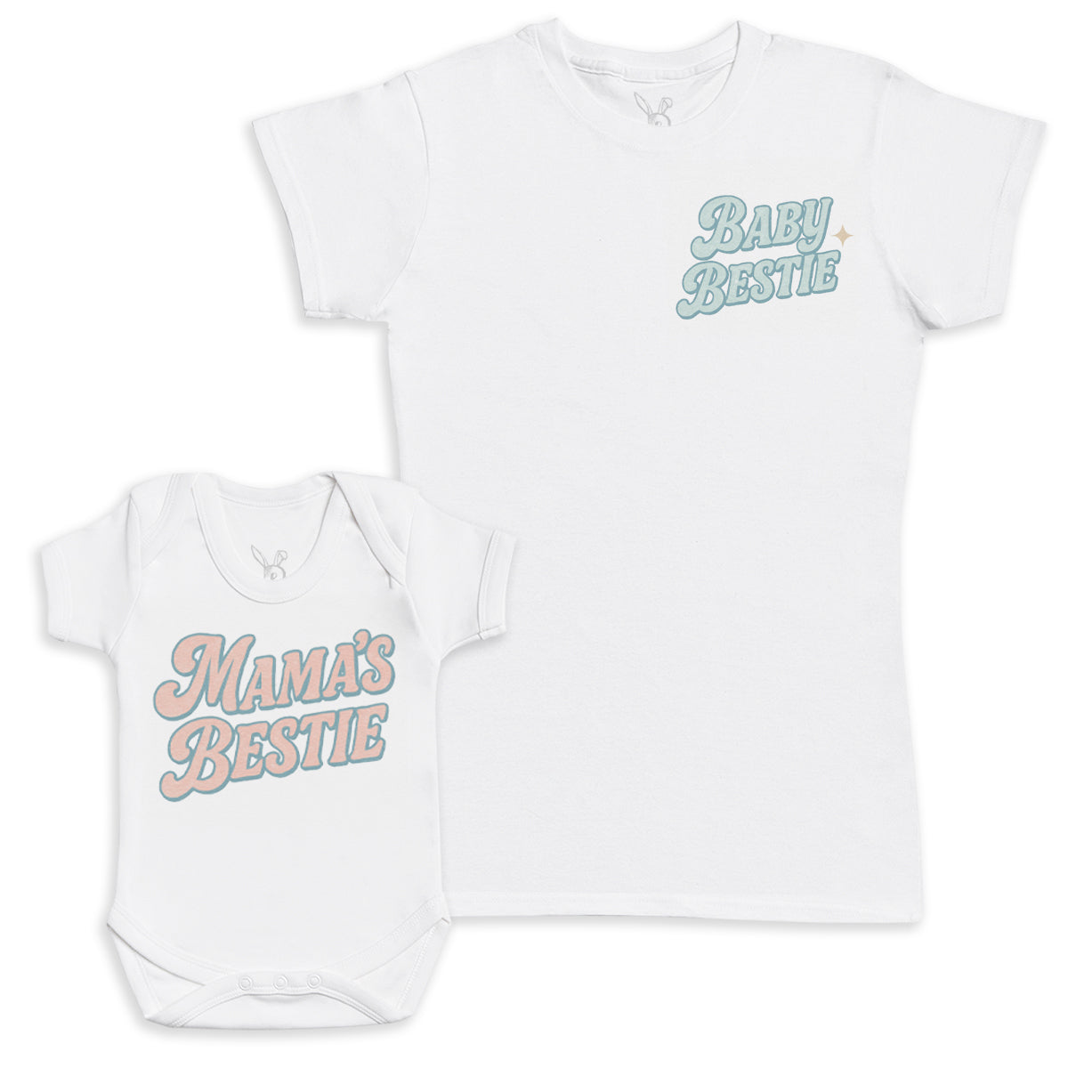 Mama's Bestie - Baby Gift Set - Baby Bodysuit Gift Set