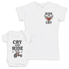 Cry And Ride - Baby Gift Set - Baby Bodysuit Gift Set