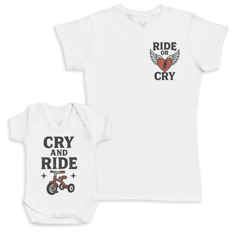 Cry And Ride - Baby Gift Set - Baby Bodysuit Gift Set