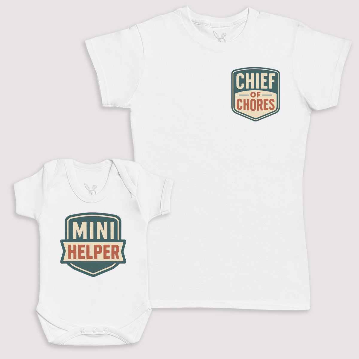 Mini Helper - Baby Gift Set - Baby Bodysuit Gift Set