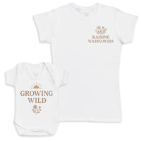 Growing Wild - Baby Gift Set - Baby Bodysuit Gift Set