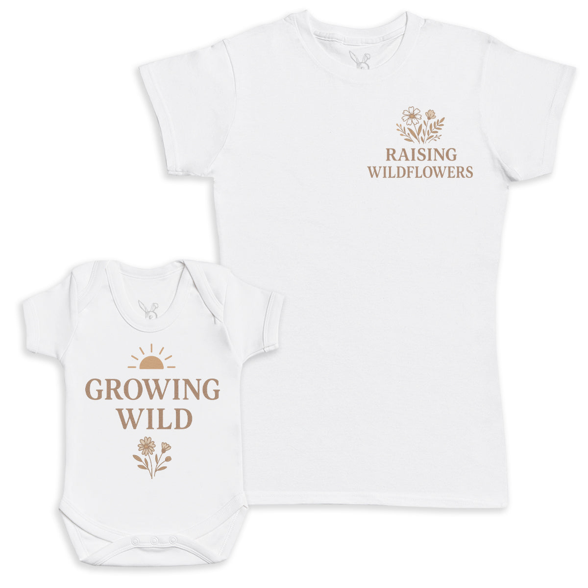 Growing Wild - Baby Gift Set - Baby Bodysuit Gift Set