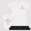Growing Wild - Baby Gift Set - Baby Bodysuit Gift Set