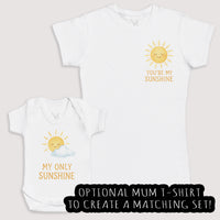 My Only Sunshine - Baby Gift Set - Baby Bodysuit Gift Set