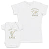 First Steps Baby - Baby Gift Set - Baby Bodysuit Gift Set