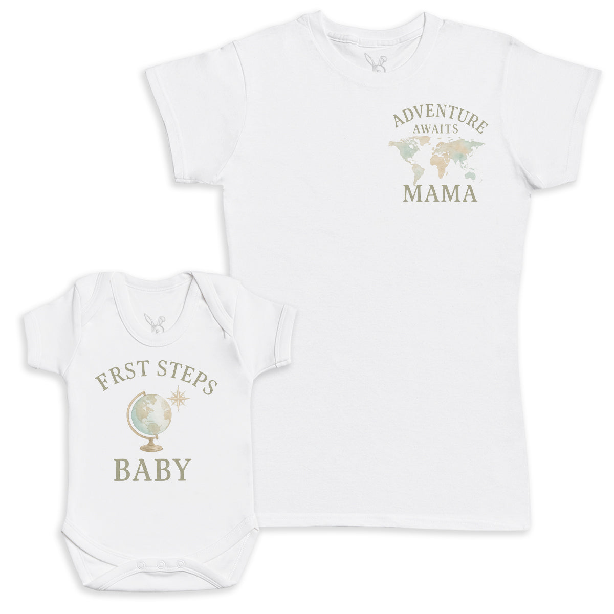 First Steps Baby - Baby Gift Set - Baby Bodysuit Gift Set