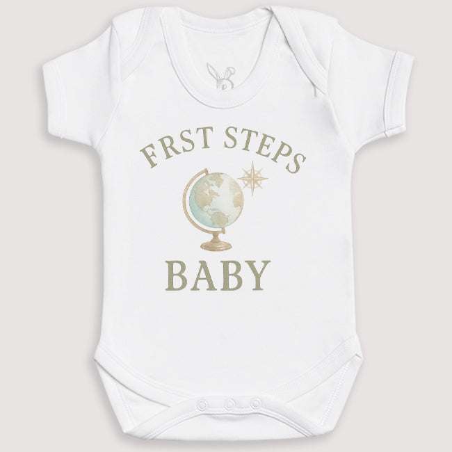 First Steps Baby - Baby Gift Set - Baby Bodysuit Gift Set
