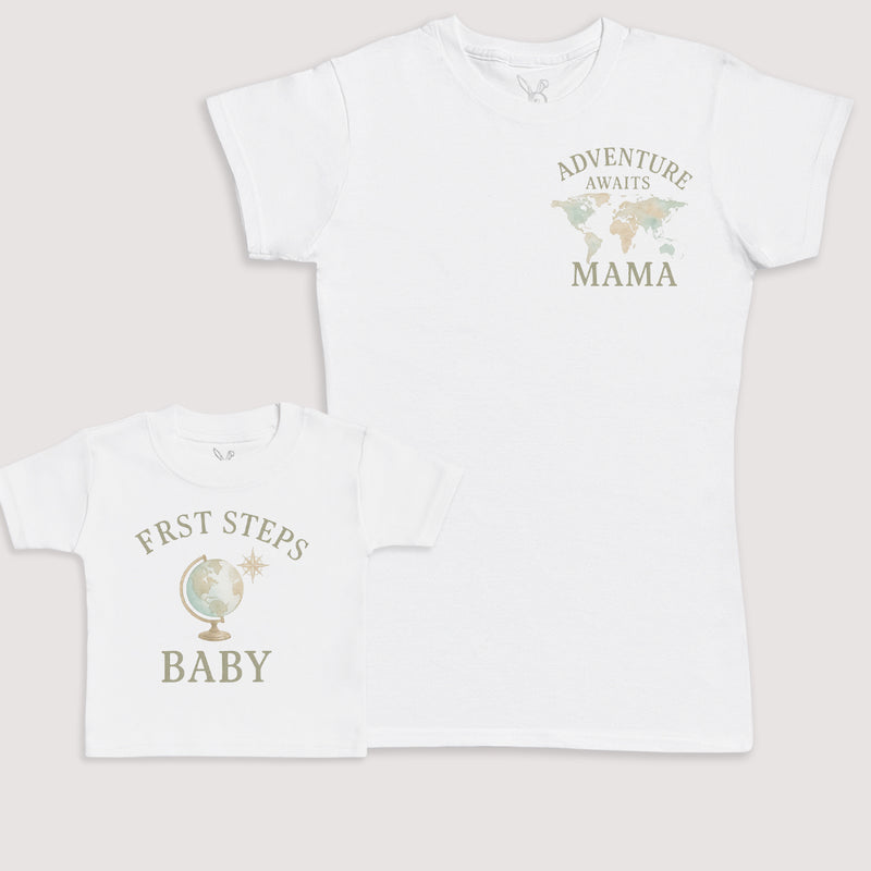 First Steps Baby - Baby Gift Set - Baby Bodysuit Gift Set