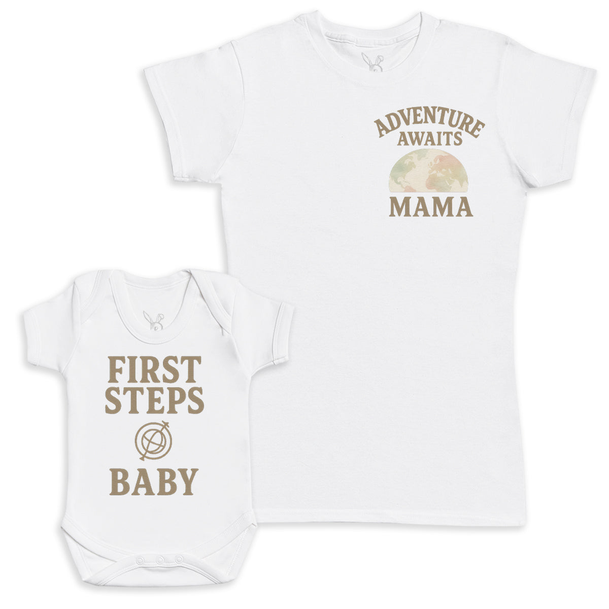 First Steps Baby - Baby Gift Set - Baby Bodysuit Gift Set