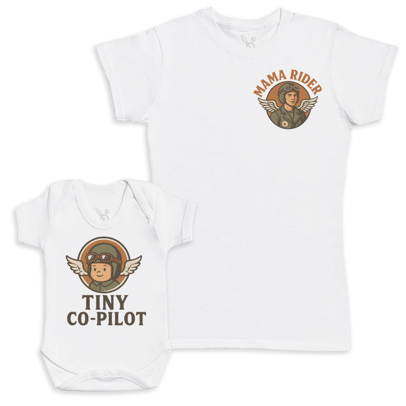 Tiny Co-Pilot - Baby Gift Set - Baby Bodysuit Gift Set
