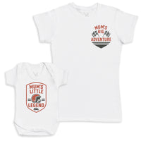 Mums Little Legend - Baby Gift Set - Baby Bodysuit Gift Set