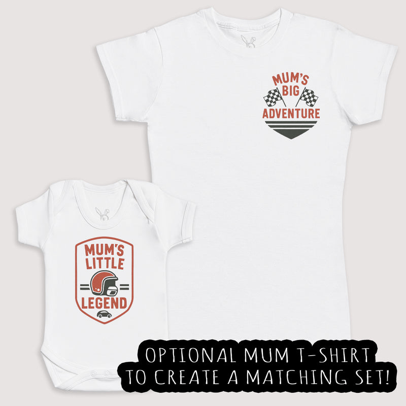 Mums Little Legend - Baby Gift Set - Baby Bodysuit Gift Set