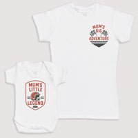 Mums Little Legend - Baby Gift Set - Baby Bodysuit Gift Set