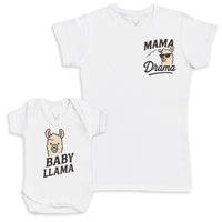 Baby Llama - Baby Gift Set - Baby Bodysuit Gift Set
