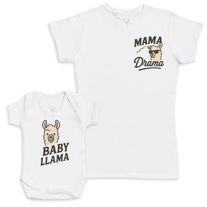 Baby Llama - Baby Gift Set - Baby Bodysuit Gift Set