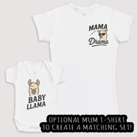 Baby Llama - Baby Gift Set - Baby Bodysuit Gift Set