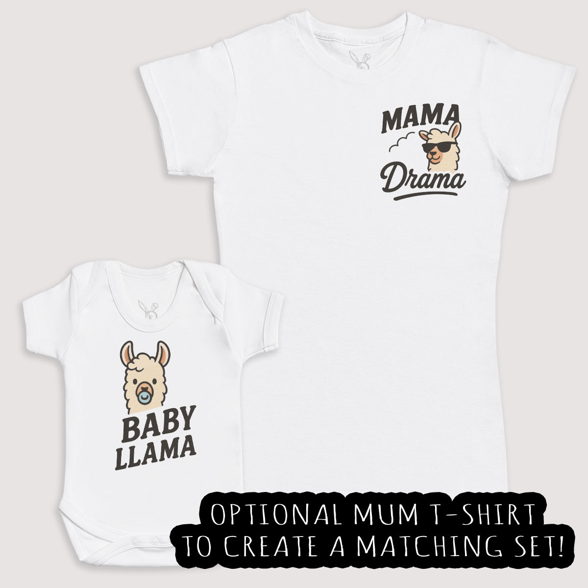 Baby Llama - Baby Gift Set - Baby Bodysuit Gift Set
