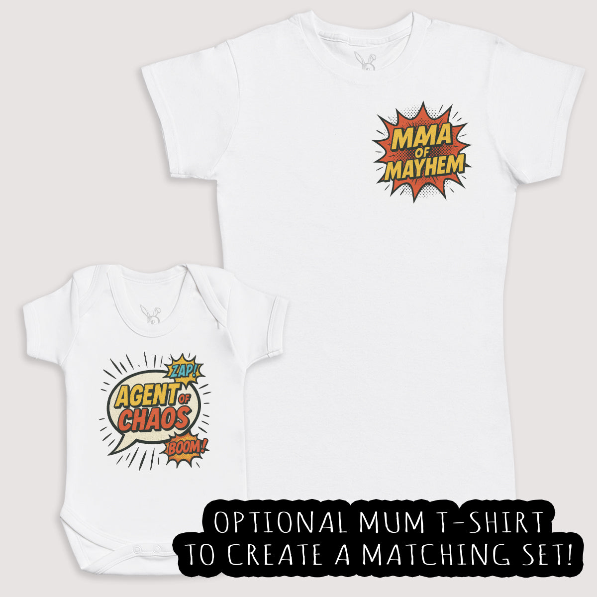 Agent Choas - Baby Gift Set - Baby Bodysuit Gift Set