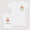 Mini Mushroom - Baby Gift Set - Baby Bodysuit Gift Set